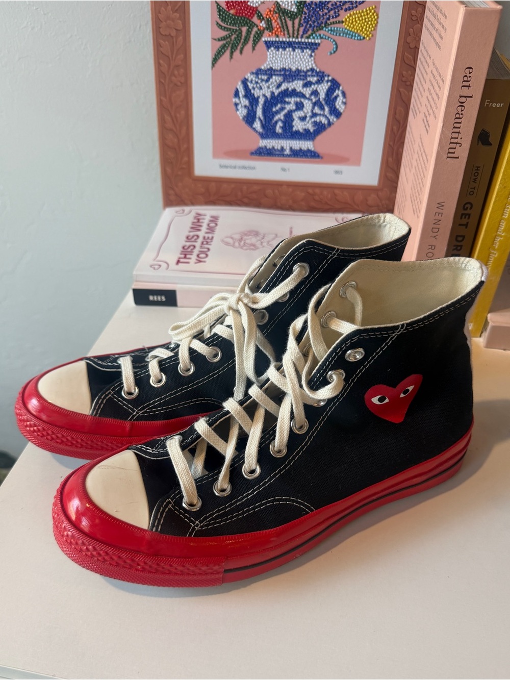CONVERSE X COMME DES GARCONS PLAY ALL STAR CHUCK '70 HI - Black